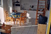 FeWo FKK Anlage OASIS, E�zimmer und K�chenzeile