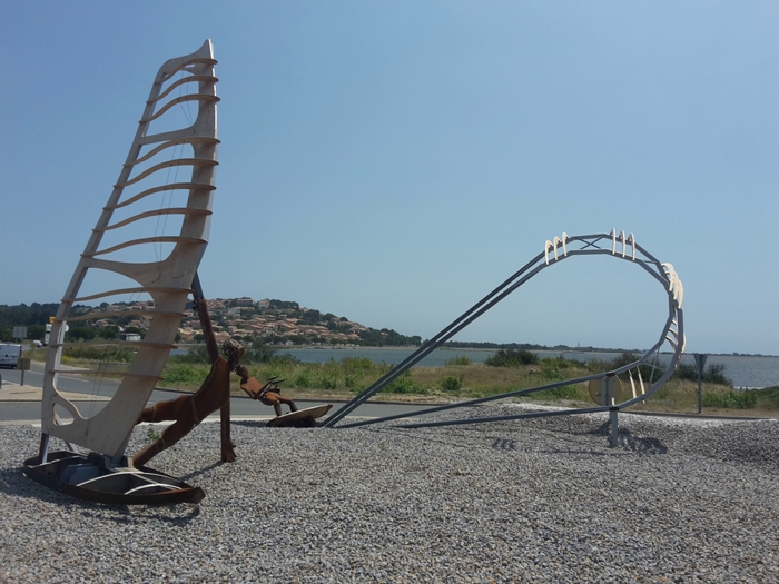 Neues Wahrzeichen von Leucate