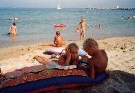 Mittelmeer vor der FKK Anlage Oasis