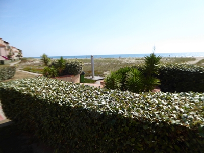 Zugang aus der Anlage zum Strand